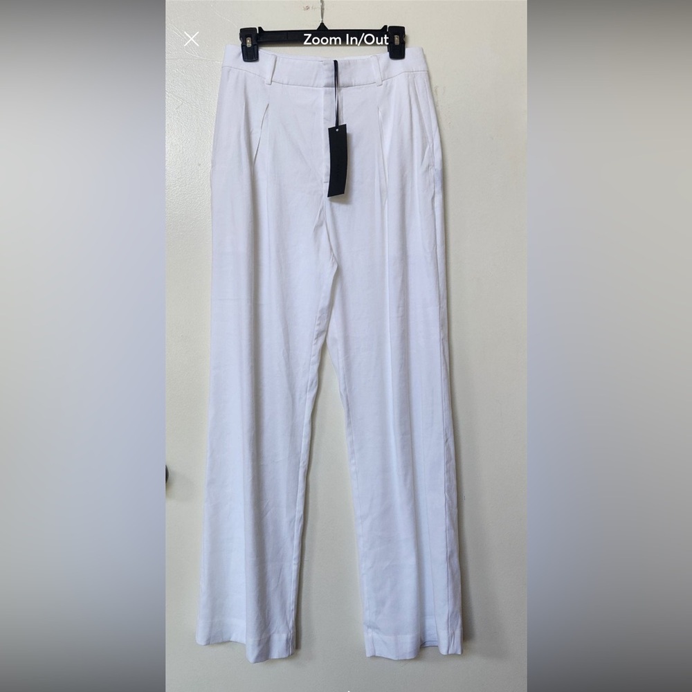 NWT Jenni Kayne Riley Trouser linen blend pants size 4